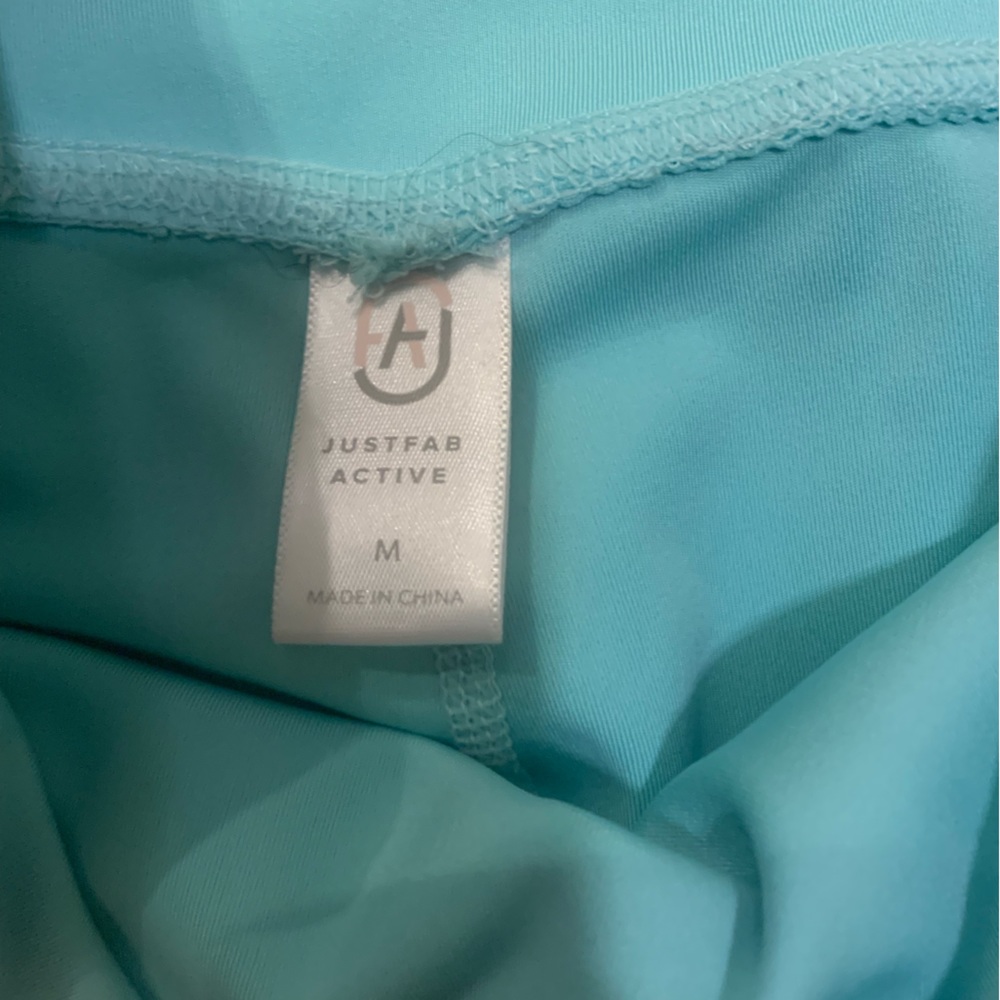 Light Blue JustFab Running Leggings